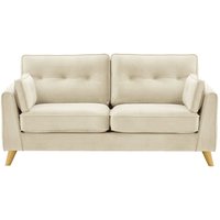Magnus 2,5 Seater Sofa, light beige, Leg colour: like oak