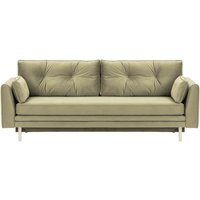 Magnus Sofa Bed with Storage, mink, Leg colour: white