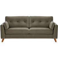 Magnus 3 Seater Sofa, grey, Leg colour: aveo