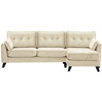 Magnus Right Hand Corner Sofa, light beige, Leg colour: black