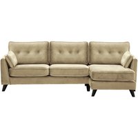 Magnus Right Hand Corner Sofa, mink, Leg colour: black