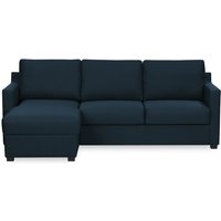 Kropp Left Hand Corner Sofa Bed With Storage, blue