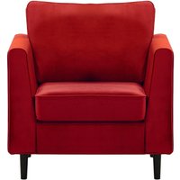 Nest Armchair, dark red