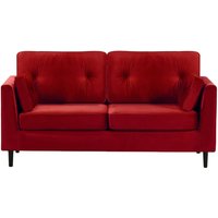 Nest 3 Seater Sofa, dark red