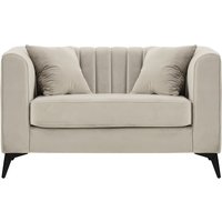 Mary Snuggle Seat, light beige, Leg colour: matte black