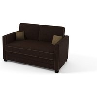 Boom 2 Seater Sofa Bed, brown, cream