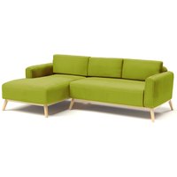 Modena Left Hand Corner Sofa, lime