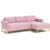 Modena Right Hand Corner Sofa, pink