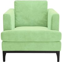 Scarlett Eco Armchair, mint, Leg colour: black