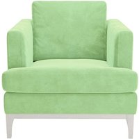 Scarlett Eco Armchair, mint, Leg colour: white