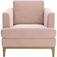 Scarlett Armchair, lilac, Leg colour: wax black
