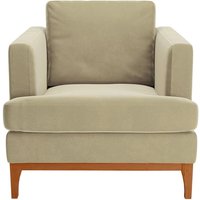 Scarlett Armchair, mink, Leg colour: aveo
