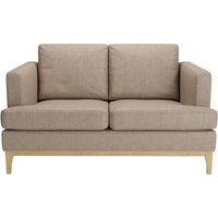 Scarlett Eco 2 Seater Sofa, Beige, Leg colour: like oak