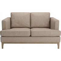 Scarlett Eco 2 Seater Sofa, Beige, Leg colour: wax black
