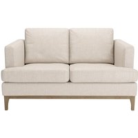 Scarlett Eco 2 Seater Sofa, Cream, Leg colour: wax black