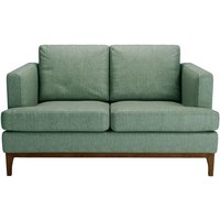 Scarlett Eco 2 Seater Sofa, Green, Leg colour: dark oak