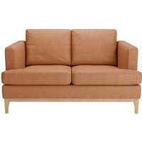 Scarlett Eco 2 Seater Sofa, rust, Leg colour: like oak