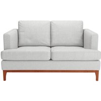 Scarlett Eco 2 Seater Sofa, Light grey, Leg colour: aveo