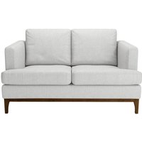 Scarlett Eco 2 Seater Sofa, Light grey, Leg colour: dark oak