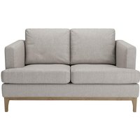 Scarlett Eco 2 Seater Sofa, Grey, Leg colour: wax black