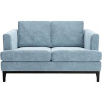 Scarlett Eco 2 Seater Sofa, light blue, Leg colour: black