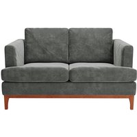 Scarlett Eco 2 Seater Sofa, Grey, Leg colour: aveo