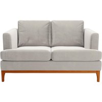 Scarlett 2 Seater Sofa, silver, Leg colour: aveo