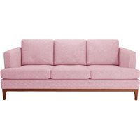 Scarlett 3 Seater Sofa, pink, Leg colour: aveo