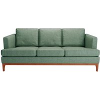 Scarlett Eco 3 Seater Sofa, Green, Leg colour: aveo