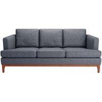 Scarlett Eco 3 Seater Sofa, Navy blue, Leg colour: aveo