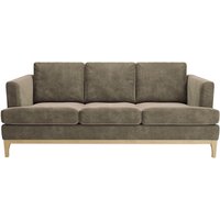 Scarlett Eco 3 Seater Sofa, light brown, Leg colour: like oak