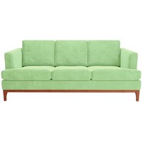 Scarlett Eco 3 Seater Sofa, mint, Leg colour: aveo