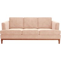 Scarlett Eco 3 Seater Sofa, pink, Leg colour: aveo