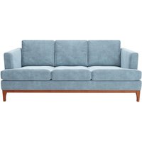 Scarlett Eco 3 Seater Sofa, light blue, Leg colour: aveo