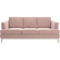 Scarlett 3 Seater Sofa, lilac, Leg colour: white