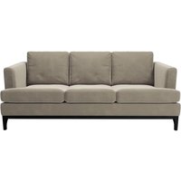 Scarlett 3 Seater Sofa, grey, Leg colour: black