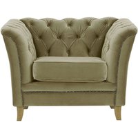 Karin Armchair, mink, Leg colour: like oak