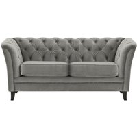 Karin 2 Seater Sofa, silver, Leg colour: black