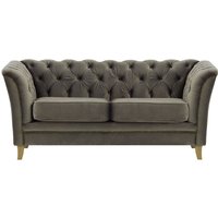 Karin 2 Seater Sofa, grey, Leg colour: like oak