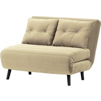 Flic Small Sofa Bed - width 103 cm, mink, Leg colour: black