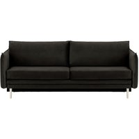 Nimbus Sofa Bed with Storage, black, Leg colour: white