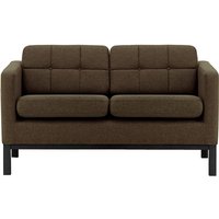 Normann 2 Seater Sofa, brown, Leg colour: black