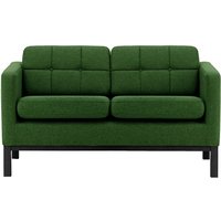 Normann 2 Seater Sofa, dark green, Leg colour: black