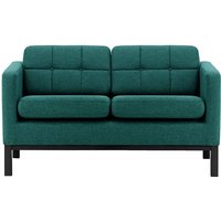 Normann 2 Seater Sofa, blue, Leg colour: black