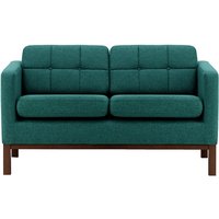Normann 2 Seater Sofa, blue, Leg colour: dark oak