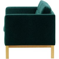 Normann 2 Seater Sofa, blue, Leg colour: like oak