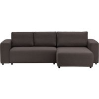 Solace Right Hand Corner Sofa Bed, brown