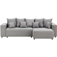 Homely Right Hand Corner Sofa Bed, light grey