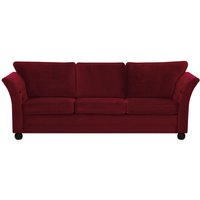 Gala 3 Seater Sofa, dark red