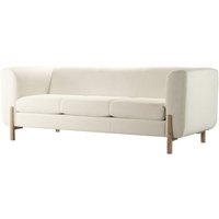 Plia 3 Seater Sofa, boucle ivory